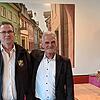SV 08-Vorsitzender Johann Scheible (rechts) und sein designierter Nachfolger, Jugendleiter Heiner Berger zusammen im Vereinsheim. ...