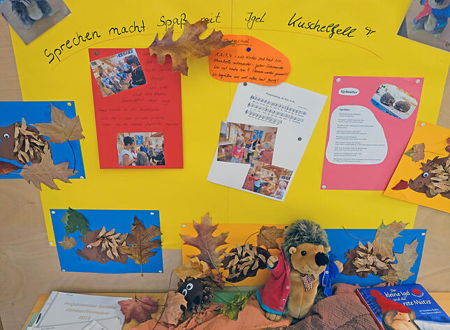 Spielerisch mit Sprache umzugehen, motivierte die Jungen und Mädchen bei den Projektwochen von Kindergärten, Schule und Familientreff in ...