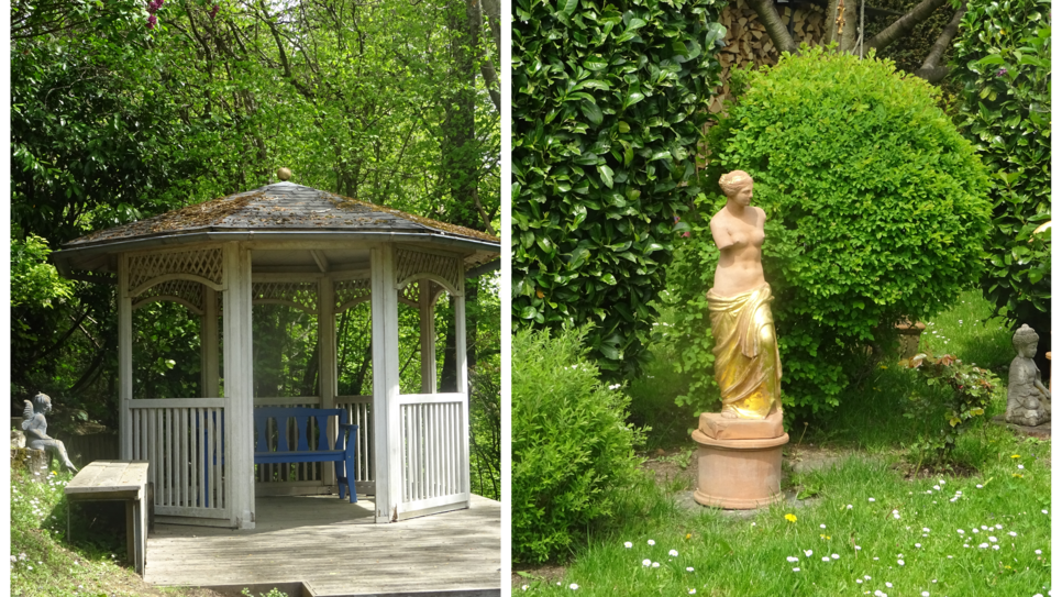 Der SÜDKURIER hat sich im „Garten der Aphrodite“ von Ruth Maria Kubitschek umgesehen. Auf dem Bild rechts sieht man eine ...