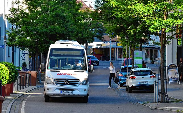 Der Stadtbus fährt noch bis 8. Juli. Montags bis freitags von 6 bis 18 Uhr und an Samstagen von 9 bis 13 Uhr.