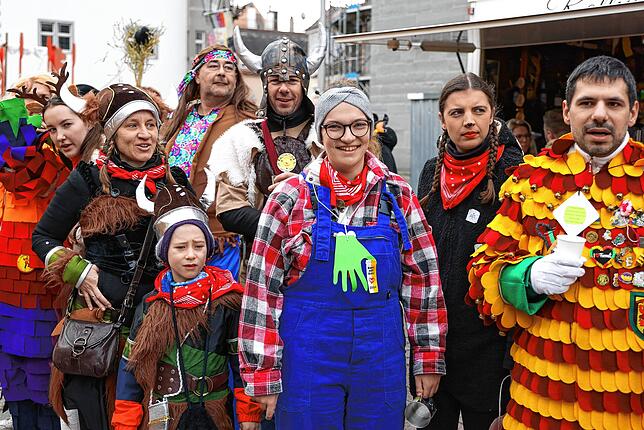 Bild 6: So bunt war der Rathaussturm in Radolfzell