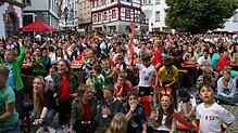 Bei der WM vor zwei Jahren beim Public Viewing in Pfullendorf.