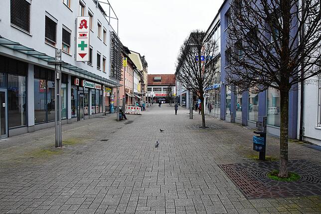 Eine leere Innenstadt – Sorge vieler Einwohner der Stadt Bad Säckingen.