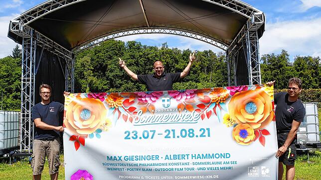 Es waren wieder erschwerte Bedingungen, aber sie machen mit der Sommerwiese Kulturveranstaltungen unterschiedlichster Stilrichtungen im ...