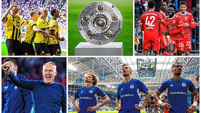 Spannend wie lange nicht: Am letzten Spieltag der Bundesliga-Saison 2022/23 sind noch viele Entscheidungen offen.