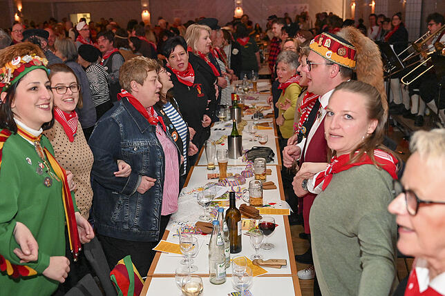 Gute Laune im Saal