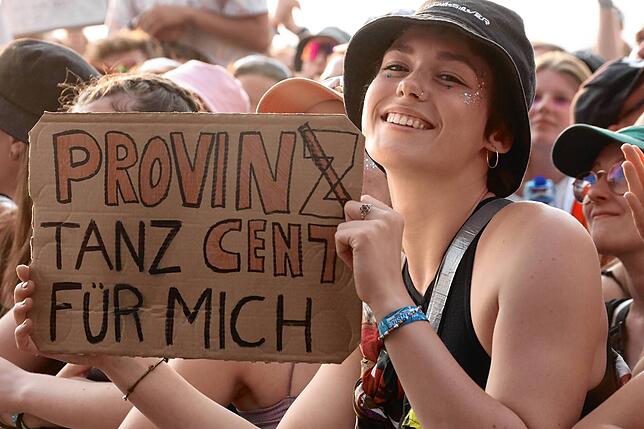 Bild 1: Provinz treten beim Southside auf