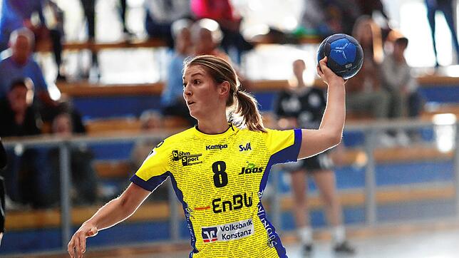 Nadja Greinert (hier im Drittliga-Heimspiel gegen Würm) war im Aufstiegsspiel gegen den MTV Heide die erfolgreichste Allensbacher ...