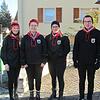 Die neuen Zimmerer Teufel (von links): Eileen Gehhardt, Selina Schulz, Maren Wieser und Fabien Wieser.