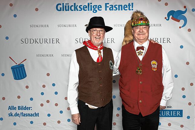 SÜDKURIER Fotowand beim Stockacher Narrengericht 2020