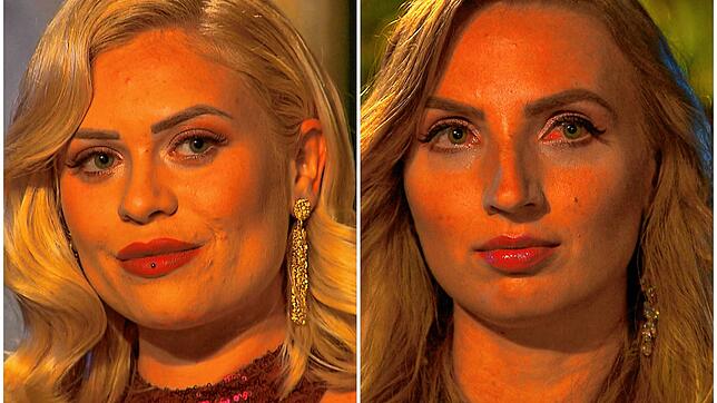 Fabienne und Veronika aus Kreuzlingen (von links) wollen in der Sendung &bdquo;Der Bachelor&ldquo; das Herz von Junggeselle Alan erobern.