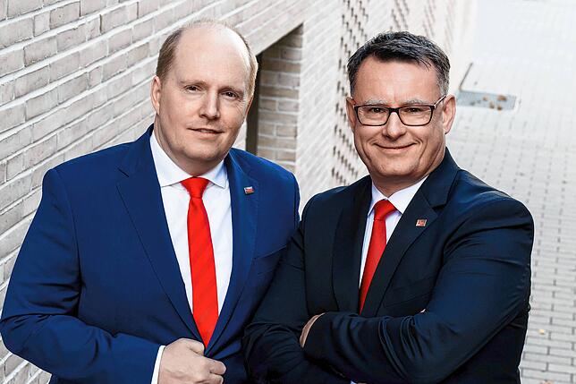 Jochen Braun (links) und Michael Spadinger, Geschäftsführer der Neuen Alno GmbH.