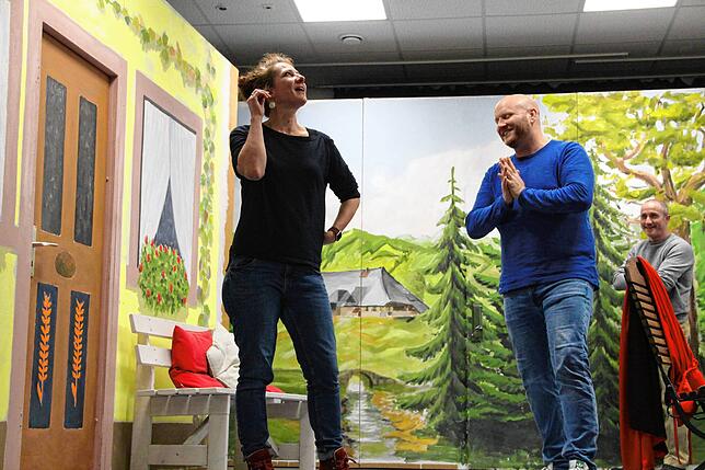 In Rietheim bei Villingen wird fürs Dorftheater geprobt.