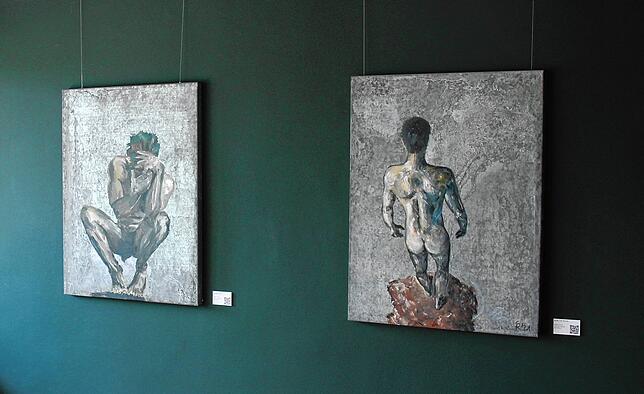 Ausnahmsweise findet eine Einzelausstellung in der Artothek statt. Ralph Schulz stellt die Serie „Körperlichkeiten“ aus.