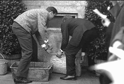 Bild 1: Spatenstich und Einweihung der Auferstehungskirche: Eine Zeitreise in die 1960er Jahre von Dogern