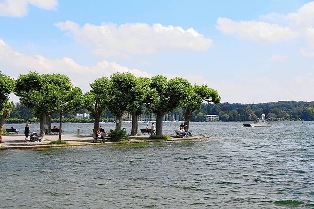 Bild 3: Hochwasser am Bodensee: Wasserstand vor Konstanz erneut über fünf Metern