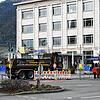 Sicherheit spielte bei der Fasnacht 2025 in Singen eine große Rolle – die Zufahrt zum Rathausplatz war am Schmutzigen Dunschtig zum ...