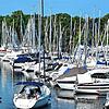 Hunderte Boote liegen im Yachthafen von Ultramarin in Gohren/Kressbronn. Die Mieter der Plätze dürften sich über das nun gefallene ...