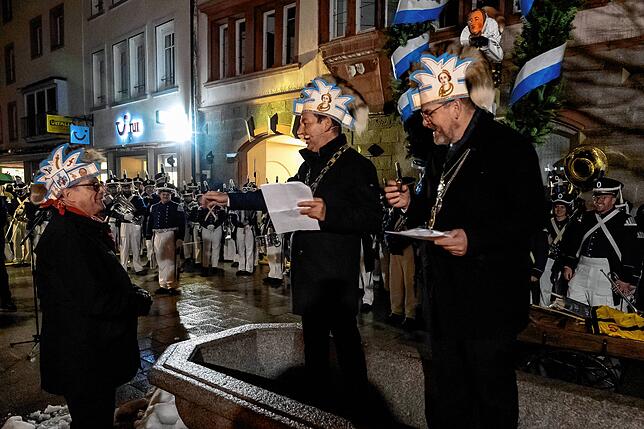 Bild 14: So schön war‘s am Narrenbrunnen bei der Fastneteröffnung 2025