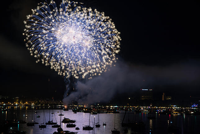 Bild 4: Seenachtfest: Bilder vom großen Feuerwerk