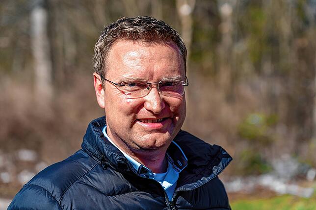 Sebastian Merkle, Geschäftsführer bei der Baugenossenschaft Familienheim.