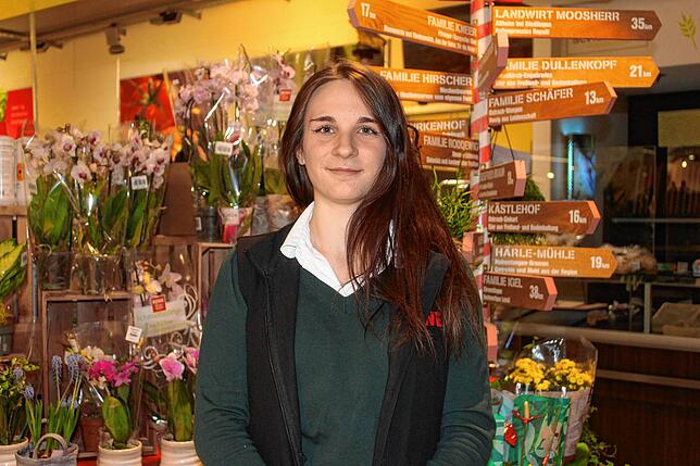 Angelina Eberhardt vom Rewe in Pfullendorf.