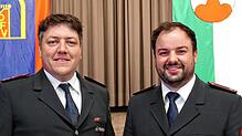 Heiko Jäckle (l.) und Simon Restle: In den Händen der stellvertretenden Kommandanten liegen vorübergehend die Geschicke der FFW ...