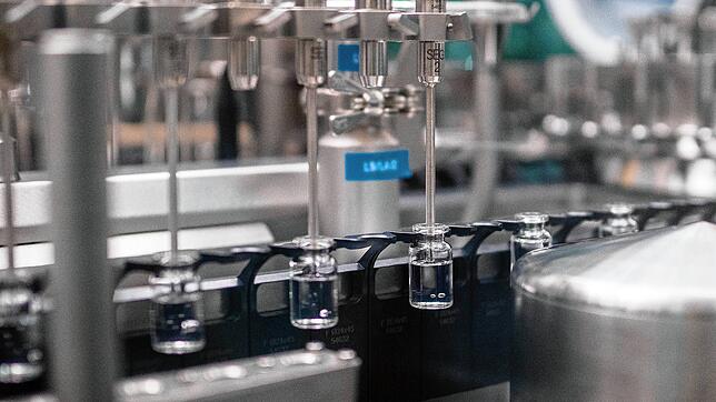 Abfüllanlage der Sterilproduktion im Novartis-Werk in Stein/AG.