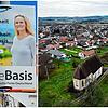 Ein Wahlplakat für die Bundestagswahl 2021, das Johanna Findeisen zeigt. Sie wohnt in Frickingen am Bodensee.