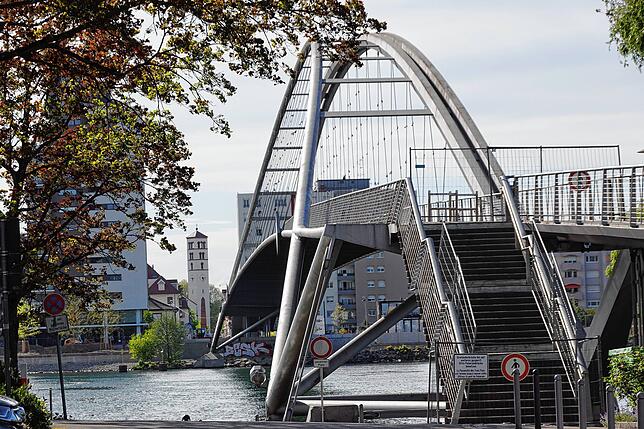 Die Dreiländerbrücke in Weil am Rhein nach Frankreich ist gesperrt.