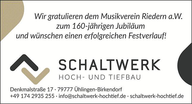 Bild 4: 160 Jahre MV Riedern a.W. : Vier Tage wird mit viel Musik gefeiert
