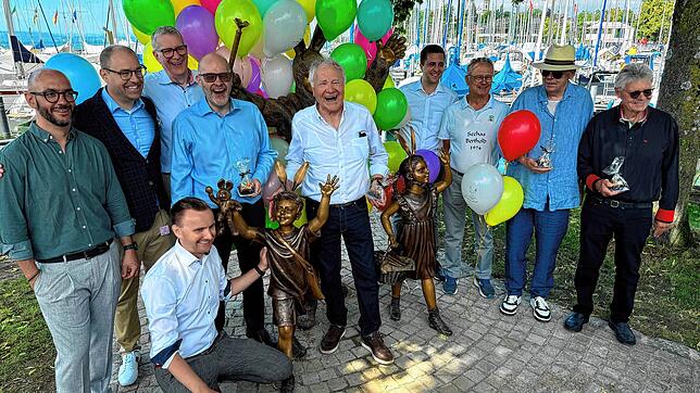 Bild 21: Figurengruppe zum Seehasenjubiläum enthüllt – Die besten Bilder!
