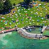 Das Strandbad Friedrichshafen im Sommer 2020.