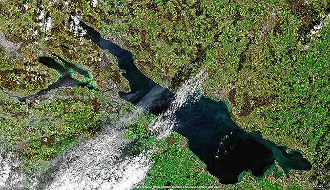 Bild 3: Bodensee im Wandel: Überraschende Veränderungen in neuen Satellitenbildern