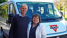 Silke und Stefan Daub waren viele Jahre im Vorstandsteam des Christlichen Vereins Junger Menschen (CVJM) Singen. Hier sind sie vor dem ...