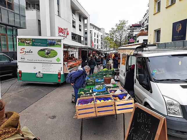 Wird voraussichtlich eine Einmalveranstaltung bleiben: Im November musste der Wochenmarkt wegen des Elisabethenmarktes vom Marktplatz in ...