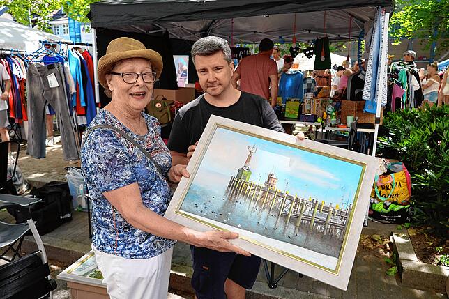 Bild 19: Der Flohmarkt geht in den Endspurt: Konstanz und Kreuzlingen sind voll mit begeisterten Besuchern