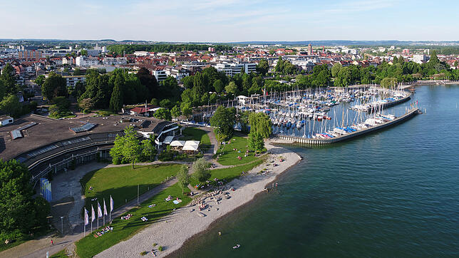 Das Kultur- und Kongresszentrum Graf-Zeppelin-Haus in Friedrichshafen.