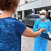 Wer sich im Abstrichzentrum in der alten Notaufnahme im Klinikum Konstanz testen lassen will, muss sich zuvor registrieren.