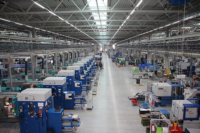 Blick in das Werk von IMS Gear in Villingen-Schwenningen.