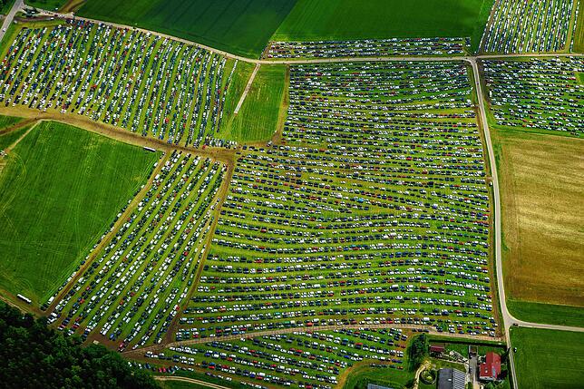 Bild 2: Southside Festival 2024 - Spektakuläre Luftbilder von oben