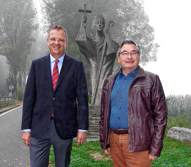 Bürgermeister Wolfgang Zoll (links) und Kulturchef Karl Wehrle.