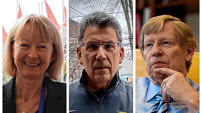 Ihr Leben war nach 9/11 nie mehr dasselbe: Mechthild Prinz, Tony Mussorfiti, Ted Olson.
