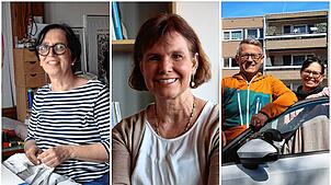 Was bleibt von der Corona-Pandemie? Das berichten (von links) Sandra Kuppinger, Claudia Riedlinger sowie Mario und Susanne Gallus.