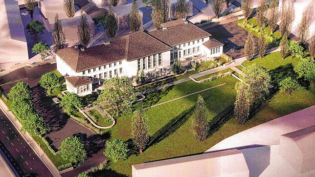 Das Offizierskasino wird zum Wohnhaus: Nach diesem Modell möchte der Bauträger Gnädiger und Mayer aus Radolfzell das denkmalgeschützte ...