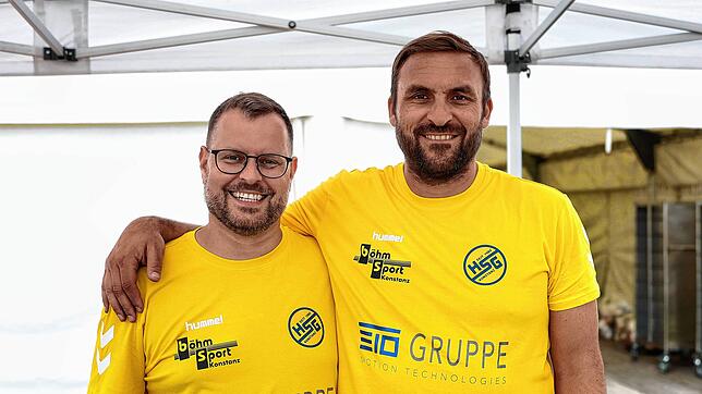 Christian Guttke (links) und André Melchert, die beiden Geschäftsführer der HSG Konstanz.