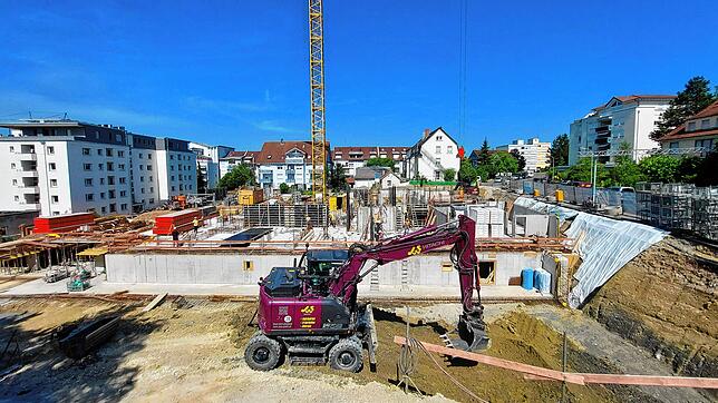 Das elfstöckige Gebäude wird die Straße Am Briel verändern, doch in der Umgebung stehen schon weitere Gebäude in ähnlicher Höhe.