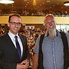 Martin Numberger (links) und Thomas Braun (rechts), wollen beide Geisinger Bürgermeister werden. Bei der Kandidatenvorstellung in der ...