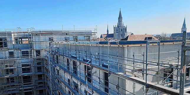 Dieses Jahr soll der Laubenhof in Konstanz noch fertig werden. Die Stadt verkaufte das Grundstück meistbietend, um den Bau des neuen ...