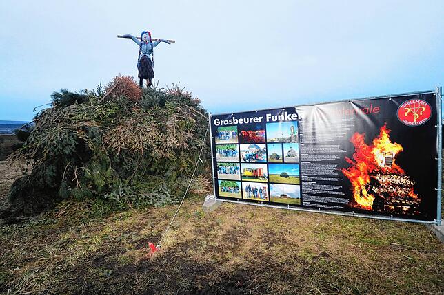 Der Funken in Grasbeuren ist für Sonntag bereits vorbereitet.
